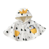 Maxbell Baby Cape Thick Warm Poncho Cape Fleece Lining Cloak Clothes for Toddler Kid Suitable height100cm