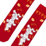 Maxbell Children Stockings Winter Warm Socks New Year Socks for Kids Gifts Red