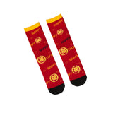 Maxbell Children Stockings Winter Warm Socks New Year Socks for Kids Gifts Red and Yellow
