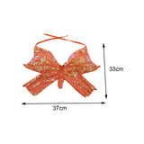 Maxbell 2xSequin Butterfly Crop Top Halloween Party Belly Dance Club Rave Orange