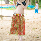 Maxbell 3xhawaiian Skirt Costume Set Fancy Dress Luau National Dress Cosplay 60cm Multicolor