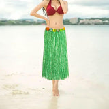 Maxbell 3xhawaiian Skirt Costume Set Fancy Dress Luau National Dress Cosplay 80cm Green