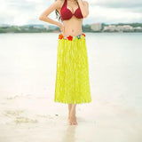 Maxbell 3xhawaiian Skirt Costume Set Fancy Dress Luau National Dress Cosplay 80cm Yellow
