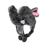 Maxbell 3xWinter Cartoon Animal Hat Elephant Child Costume for Dress up Party Festival