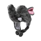 Maxbell 6xWinter Cartoon Animal Hat Elephant Child Costume for Dress up Party Festival