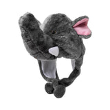 Maxbell 4xWinter Cartoon Animal Hat Elephant Child Costume for Dress up Party Festival
