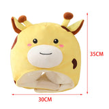 Maxbell 4xLovely Plush Hat Deer Shape Plush Photography Prop Kids New Year Cosplay