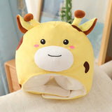 Maxbell 6xLovely Plush Hat Deer Shape Plush Photography Prop Kids New Year Cosplay