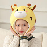 Maxbell 6xLovely Plush Hat Deer Shape Plush Photography Prop Kids New Year Cosplay
