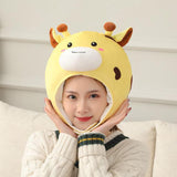 Maxbell 4xLovely Plush Hat Deer Shape Plush Photography Prop Kids New Year Cosplay