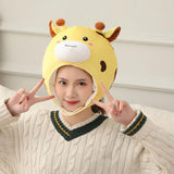 Maxbell 3xLovely Plush Hat Deer Shape Plush Photography Prop Kids New Year Cosplay