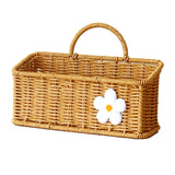 Maxbell 2xWall Mount Basket with Hanging Handle Decoration for Vegetable Ginger Garlic