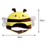 Maxbell 2xWomen Men Headwear Dress up Animal Plush Hat for Carnival Halloween