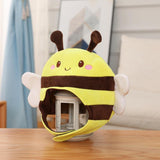 Maxbell 2xWomen Men Headwear Dress up Animal Plush Hat for Carnival Halloween