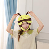 Maxbell 2xWomen Men Headwear Dress up Animal Plush Hat for Carnival Halloween