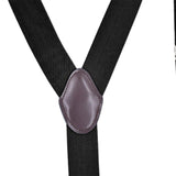 Maxbell 2xFashion Men's Suspenders Pants Adjustable Unisex Adjustable Y Back Black