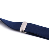 Maxbell 4xFashion Men's Suspenders Pants Adjustable Unisex Adjustable Y Back Blue