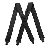 Maxbell 3xCasual Men Women Suspender Elastic Straps Adults x Type Heavy Duty 4 Clips