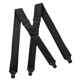 Maxbell 4xCasual Men Women Suspender Elastic Straps Adults x Type Heavy Duty 4 Clips