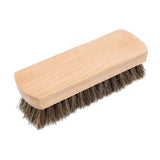 Maxbell 2xLeather Brush Long Bristles Horsehair Brush for Car Interior Boots Polishing