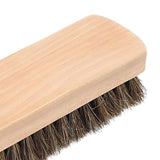 Maxbell 3xLeather Brush Long Bristles Horsehair Brush for Car Interior Boots Polishing