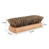Maxbell 5xLeather Brush Long Bristles Horsehair Brush for Car Interior Boots Polishing