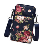 Maxbell 3xSmall Mobile Phone Bag Lightweight Adjustable Strap Women Ladies Travel Epiphyllum