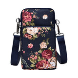 Maxbell 4xSmall Mobile Phone Bag Lightweight Adjustable Strap Women Ladies Travel Epiphyllum