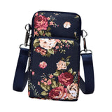 Maxbell 4xSmall Mobile Phone Bag Lightweight Adjustable Strap Women Ladies Travel Epiphyllum