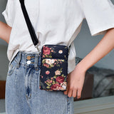 Maxbell 4xSmall Mobile Phone Bag Lightweight Adjustable Strap Women Ladies Travel Epiphyllum