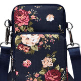 Maxbell 3xSmall Mobile Phone Bag Lightweight Adjustable Strap Women Ladies Travel Epiphyllum