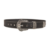 Maxbell 4xFashion Waist Belt Single Row Hole Buckle Belt for Sweaters Street