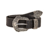 Maxbell 4xFashion Waist Belt Single Row Hole Buckle Belt for Sweaters Street