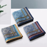 Maxbell 2x3x Cotton Mens Handkerchief Hankies Bandanas Pocket Square for Party Prom