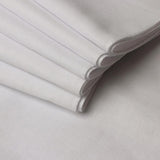 Maxbell 2x12Pcs Pure White Handkerchiefs Set Cotton Hankies Pocket Square Party