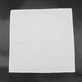 Maxbell 2x12Pcs Pure White Handkerchiefs Set Cotton Hankies Pocket Square Party