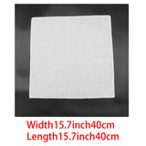 Maxbell 2x12Pcs Pure White Handkerchiefs Set Cotton Hankies Pocket Square Party