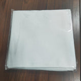 Maxbell 2x12Pcs Pure White Handkerchiefs Set Cotton Hankies Pocket Square Party