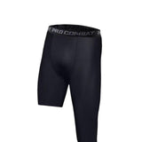 Maxbell 3xMens Athletic Pants Workout Leggings for Basketball Training Fitness L Black Left Long