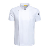 Maxbell 3xChef Coat Short Sleeve chef Jacket for Restaurant Bakery White M