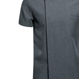 Maxbell 3xChef Coat Short Sleeve chef Jacket for Restaurant Bakery Grey M