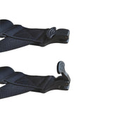 Maxbell 4xSuspenders for Men Adjustable Pants Durable Utility for Wedding Black