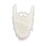 Maxbell 3xLong Beard Costume Adult Kids Dwarf Gnome Beard for Festive Party Supplies White