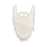 Maxbell 2xLong Beard Costume Adult Kids Dwarf Gnome Beard for Festive Party Supplies White
