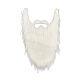 Maxbell 2xLong Beard Costume Adult Kids Dwarf Gnome Beard for Festive Party Supplies White