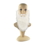 Maxbell 2xLong Beard Costume Adult Kids Dwarf Gnome Beard for Festive Party Supplies White
