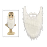 Maxbell 3xLong Beard Costume Adult Kids Dwarf Gnome Beard for Festive Party Supplies White