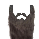 Maxbell 2xLong Beard Costume Adult Kids Dwarf Gnome Beard for Festive Party Supplies Gray