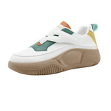 Maxbell 3xSneakers Sport Shoes Breathable Women's Casual Shoes for Jogging Biking Green 38