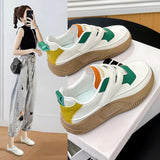 Maxbell 3xSneakers Sport Shoes Breathable Women's Casual Shoes for Jogging Biking Green 38
